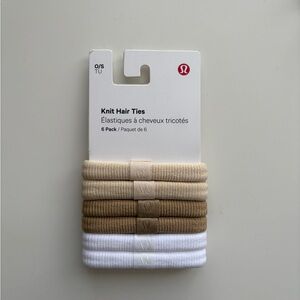 Lululemon Knit Hair Ties 6 Pack